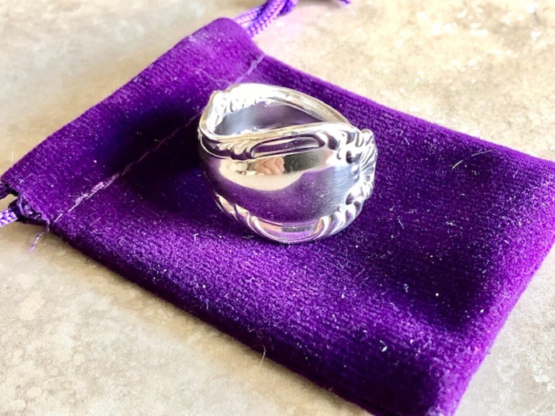Albert Pattern 18th Century 925 Sterling Silver Table Spoon Ring ...