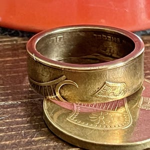 Israel Coin Ring – New Sheqel Handmade Jewelry – State of Israel Token Ring Custom Middle Eastern Ring – Judaica Gift – Coin Collector Ring