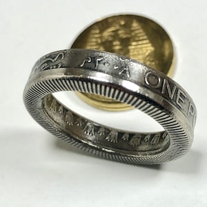 Egypt Coin Ring Egyptian 1 Pound Handmade Personal Custom Charm Ring Gift For Friend Coin Ring Gift For Him Her World Coin Collector