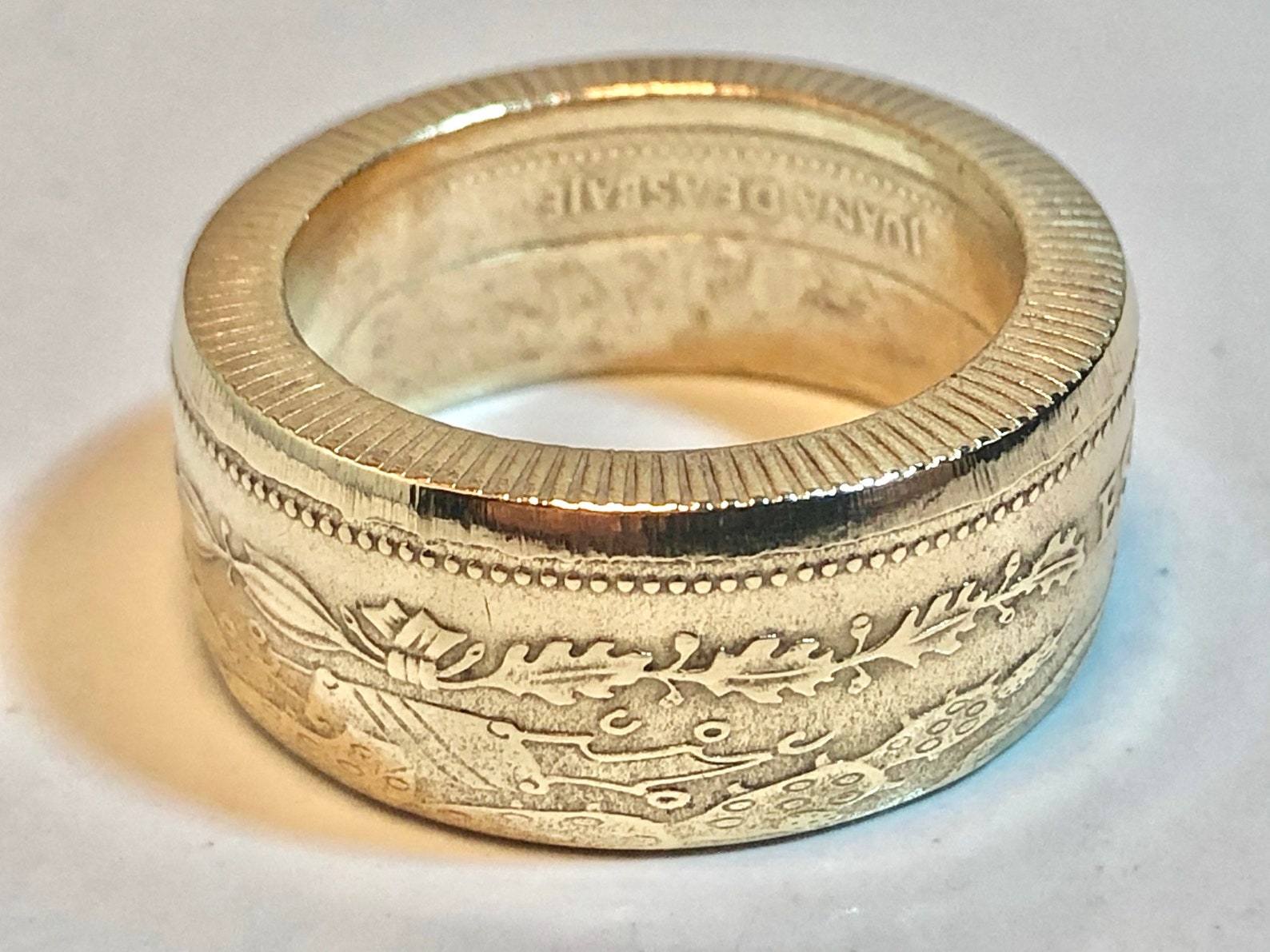 Mexico Ring 100 Peso Mexican Coin Ring Hand Made in Canada Etsy