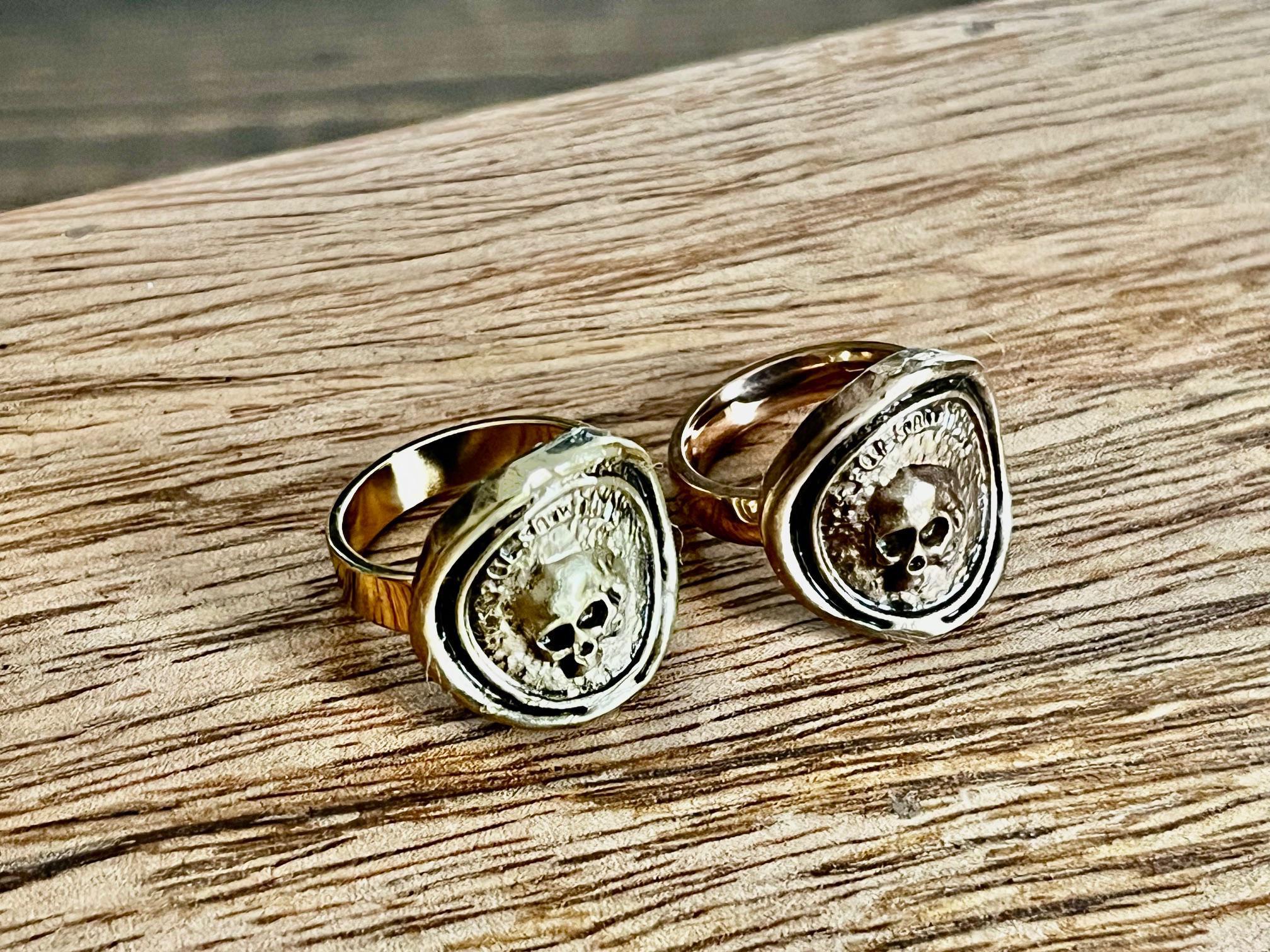 Memento Mori Ring Antique - Etsy