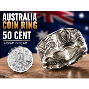 Australian 50 cents - Etsy 日本