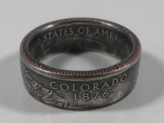 /"Sealed/" UTAH STATE QUARTER handmade coin ring or pendant size 4-14