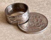 New Zealand Coin Ring – 50 Cent Handmade Ring – Custom