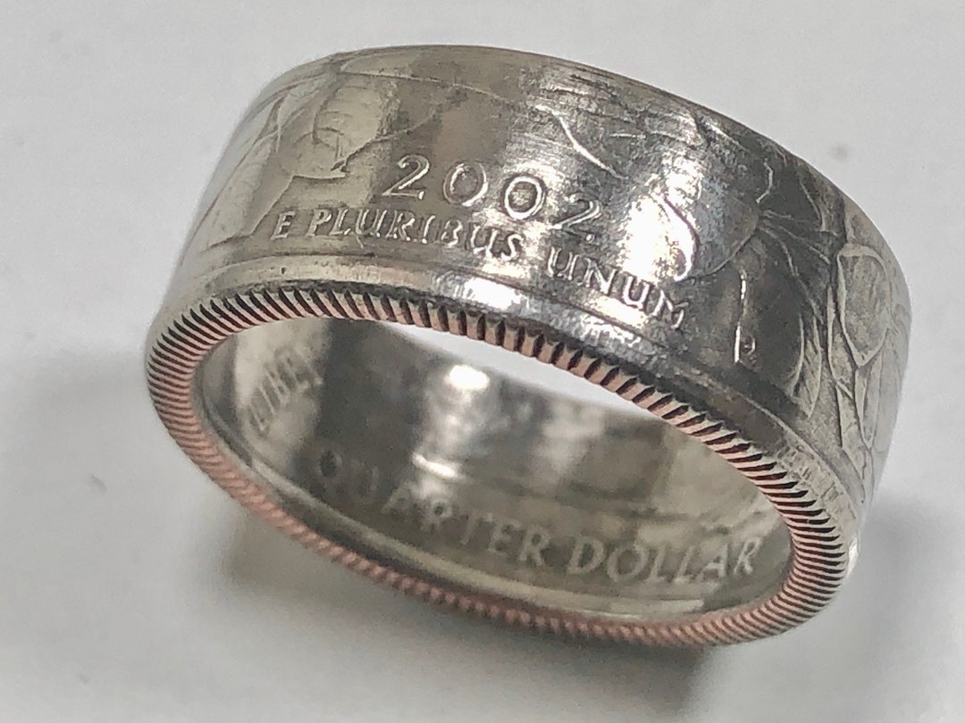 State Coin Rings Minnesota Ring USA State Coin Ring Quarter Dollar United States of ...