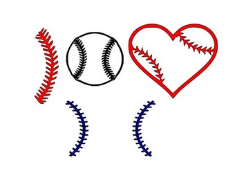 Baseball Monogram Svg Etsy