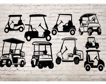 Download Golf Cart Svg Etsy