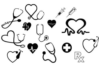 Download Nurse Monogram Svg Etsy