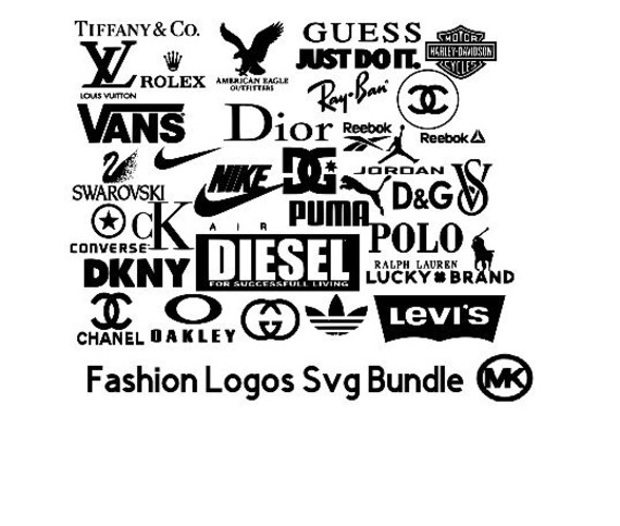 Fashion Logo Svg Fashion Logos Designs Logo Svg Bundle Etsy