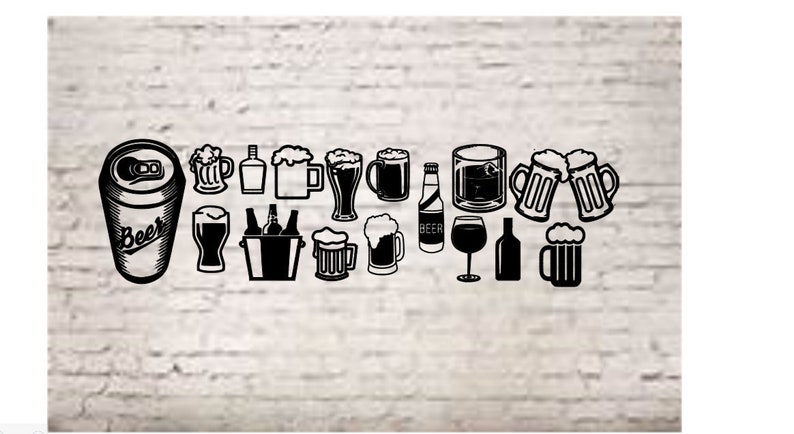 Wine glass bottle alcohol liquor drink drinking logo clipart svg