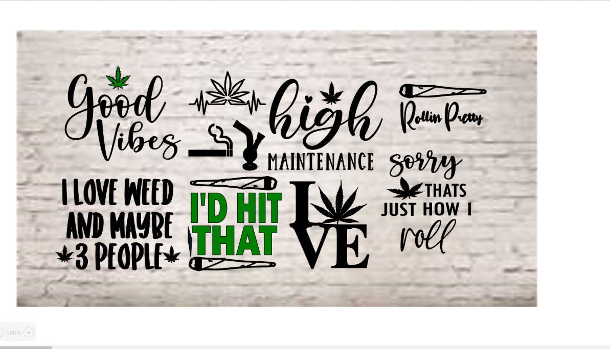 Weed Svg Files for Cricut Silhouette Vector High - Etsy Israel Weed Svg Files for Cricut Silhouette Vector High - Etsy Israel