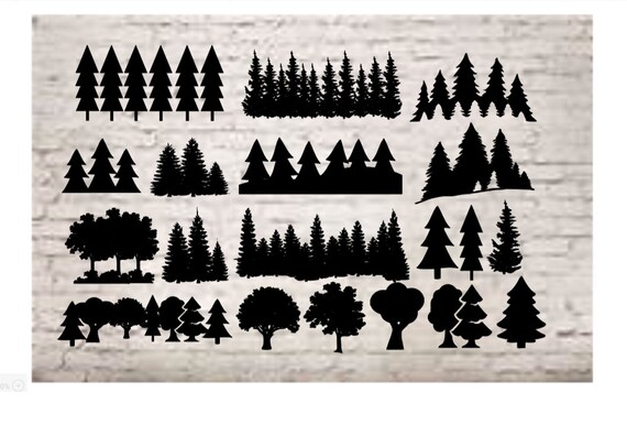 Download Forest Svg Bundle Files For Cricut Tree Svg Cut File Tree Etsy