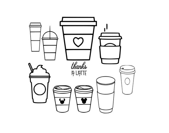 Download Coffee Cup Outline Svg Files For Cricut
