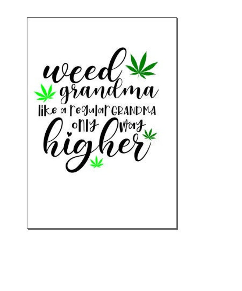 Download Weed Grandma Svg Cut file for cricut for silhouette | Etsy