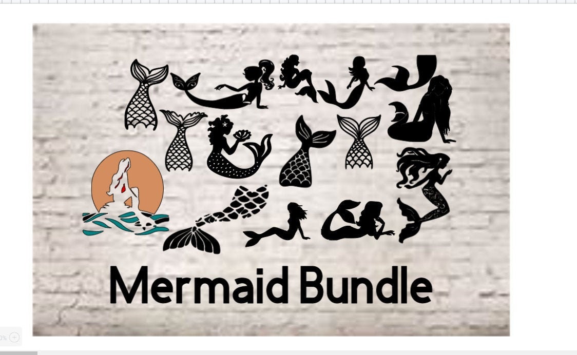 Free Free 57 Monogram Mermaid Silhouette Mermaid Svg SVG PNG EPS DXF File