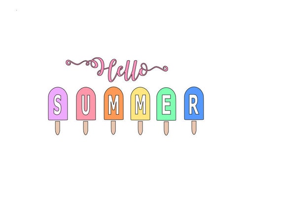 Free Free Hello Summer Popsicle Svg 294 SVG PNG EPS DXF File