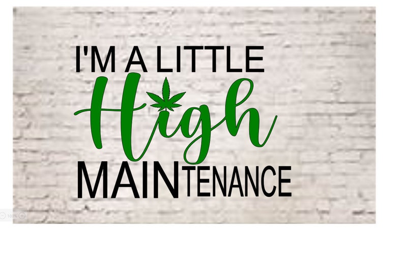 I'm a little high maintenance svg rolling tray design | Etsy