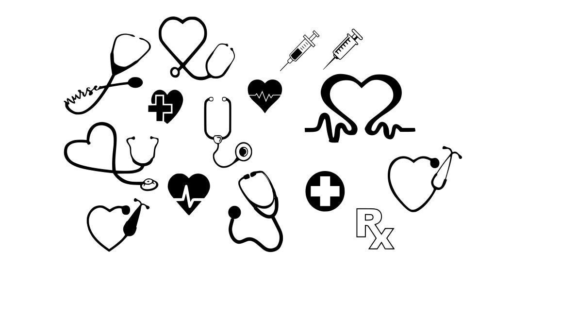 Download Nurse Monogram Svg Stethoscope