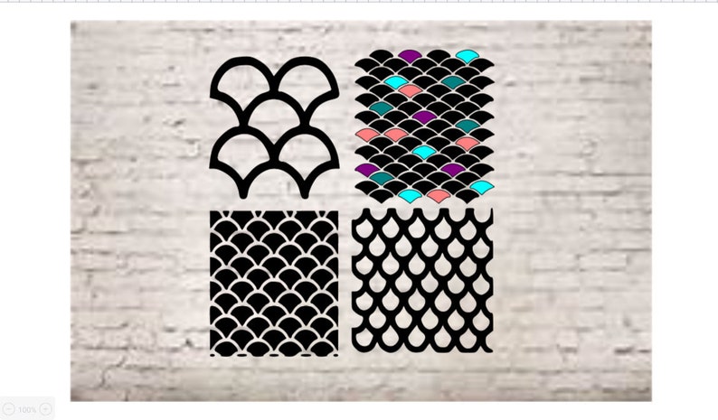 Download Mermaid Scales Svg Files For Cricut Mermaid Pattern Mermaid Etsy
