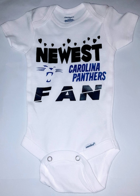 Carolina Panthers Baby Onesie | Etsy