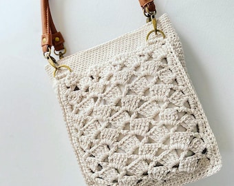 PATRÓN DE BOLSO A GANCHILLO, bolso de hombro, bolso de mano