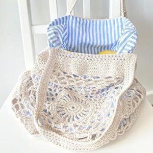 Mandala market bag DIGITAL CROCHET PATTERN