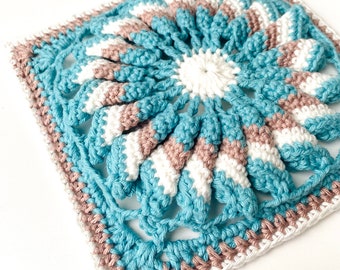 Fancy Crochet square pattern, granny square