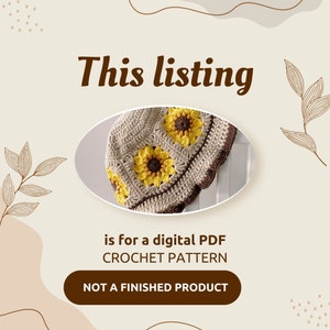 Infographic with sunflower bucket with text explaining it is a digital product not