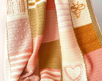 Earthside baby blanket crochet pattern