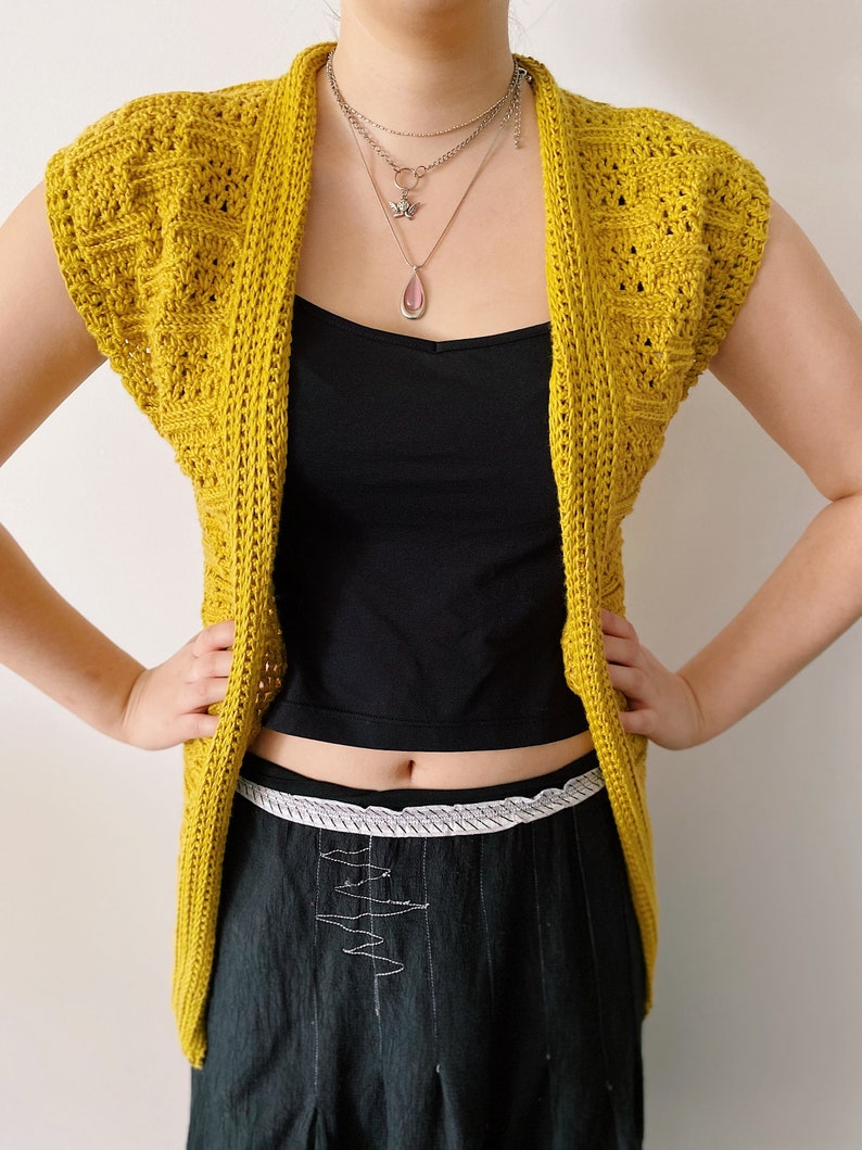 DIGITAL CROCHET PATTERN Long Cardigan Etsy