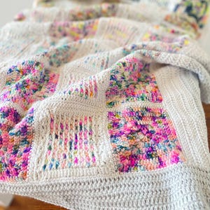 CROCHET PATTERN  blanket,  afghan, throw digital PDF