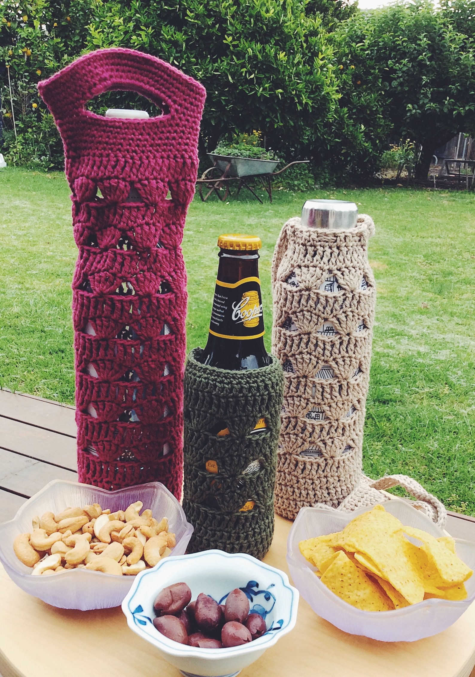 CROCHET PATTERN Wine Bottle Sling//drink Bottle Holder// Wine Etsy