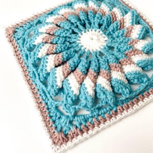 Fancy granny square PDF CROCHET PATTERN