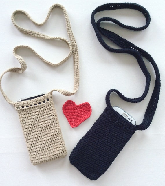 Smartphone cross body case, Hand crochet mobile phone bag, Daisy hippy purse  | eBay