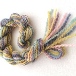 Mini Yarn Skein, Alpaca Yarn, Pastel Succulent Colors,  Yarn Mix, Mini Yarn, Weaving Yarn Pack, Mini Yarn Skein, Yarn Sampler, Yarn Bundle