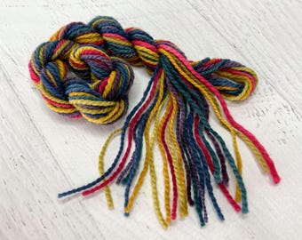 Hand-Dyed Alpaca Yarn Bundle – Canyon Sunset Colors, Fiber Art