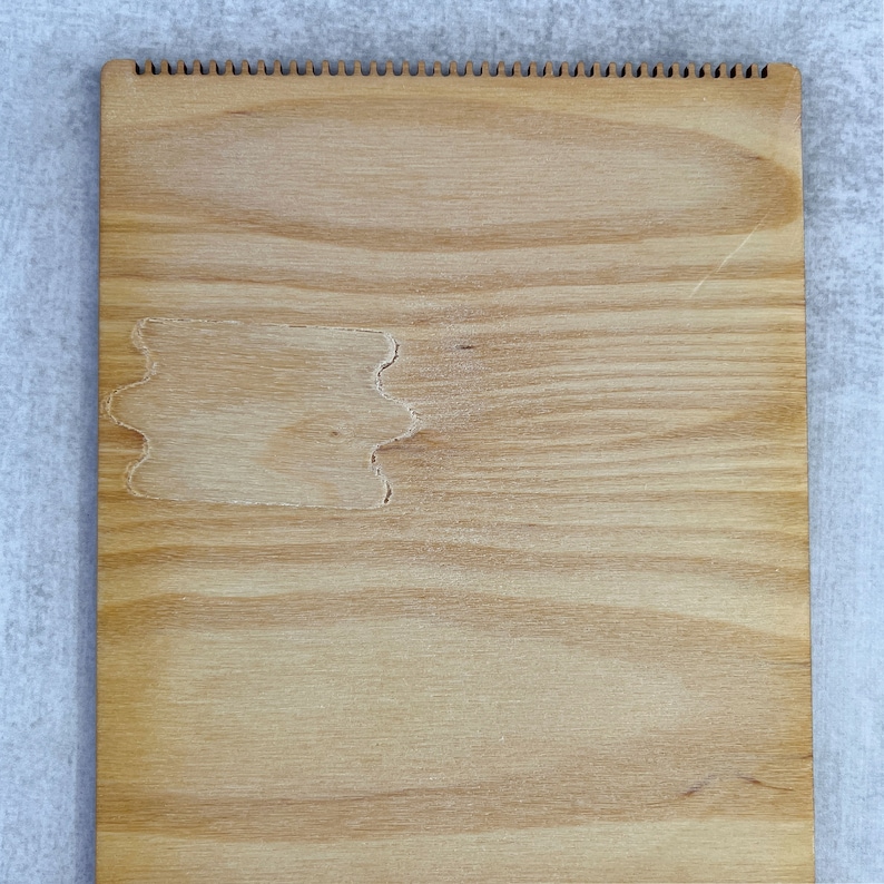 Wooden Loom Kit, 5.5x10 Inch Loom, Seconds, Minor Imperfections bild 2
