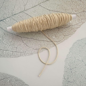 Natural Cotton Warp Yarn, 8/4 Weaving String, Strong Loom Thread