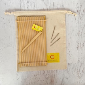 Wooden Loom Kit, 5.5x10 Inch Loom