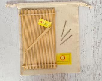 Wooden Loom Kit, 5.5x10 Inch Loom