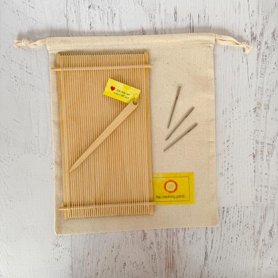 Wooden Loom Kit, 5.5x10 Inch Loom