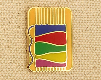 Enamel Pin - Loom - Gold