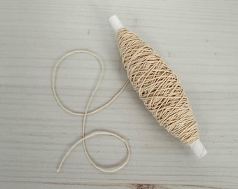 Unbleached Cotton Warp Yarn – Bockens Seine Twine for Tapestry Weaving