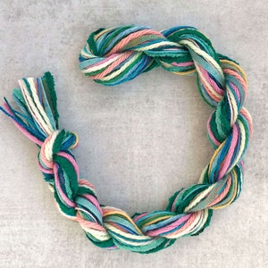 Mini Yarn Skein, Pastel Cactus Colors, Yarn Mix, Mini Yarn, Weaving Yarn Pack, Mini Yarn Kit,  Yarn for Little Loom, Yarn Sampler, Art Yarn