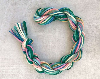 Pastel Yarn Sampler, Cactus Candy Colors, Weaving Yarn Mix
