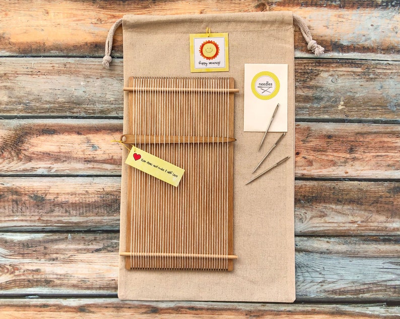 Wooden Loom Kit, 5.5x10 Inch Loom image 2