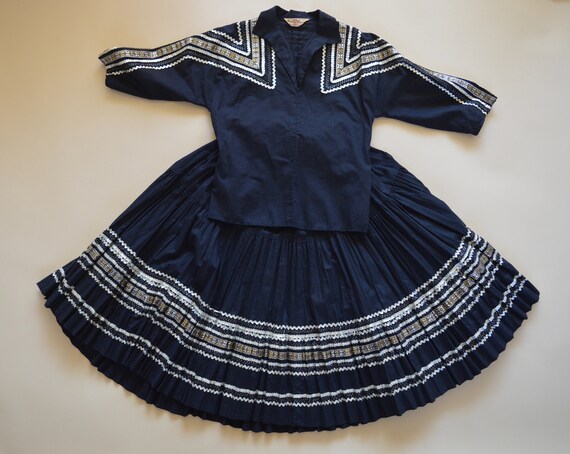 1950's Thunderbird Fashions Western dress, skirt,