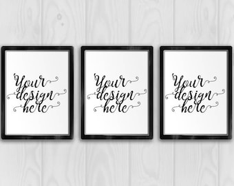 Download Frame Mockup 3 Frames Poster Mockup Black Frame Mock Up Mockups Mock Up White Poster Mockup Empty Frame Mockup Styled Frame A3 A2 50 Realistic 3d Logo Psd Mockups PSD Mockup Templates