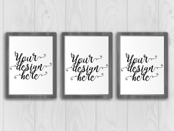 Frame Mockup 3 Frames Poster Mockup Frame Mockups