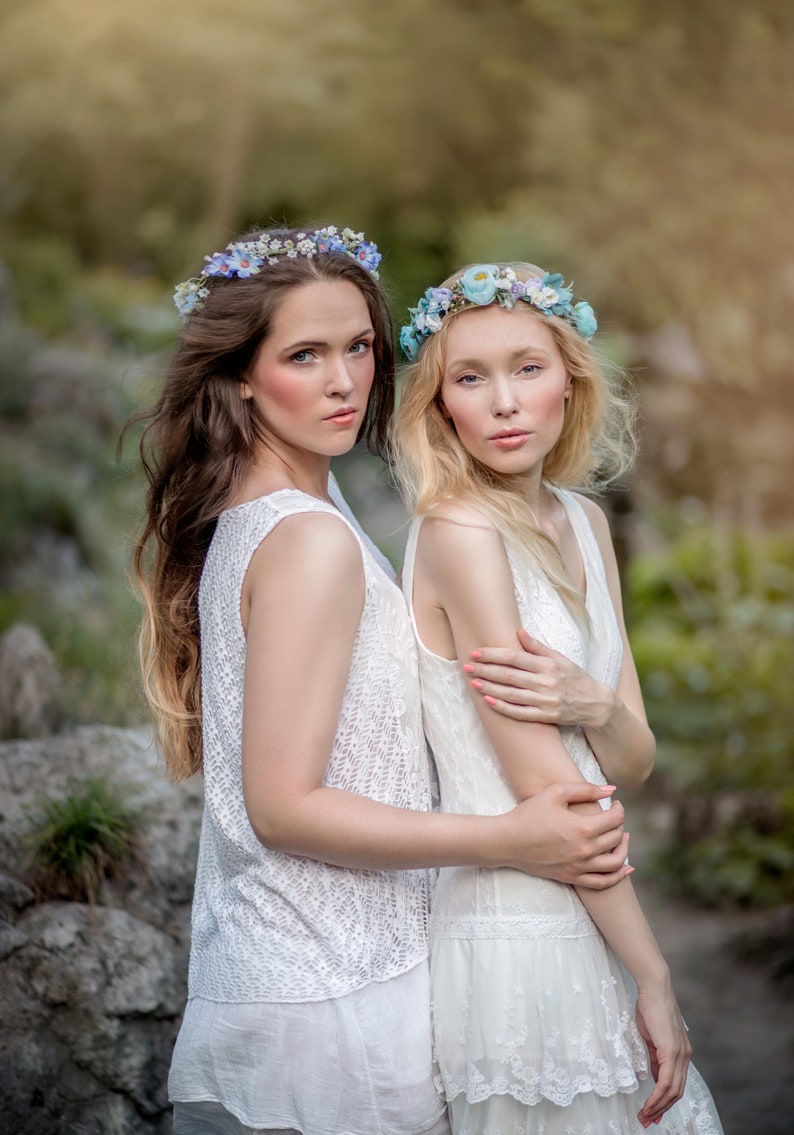 bridesmaid flower headband